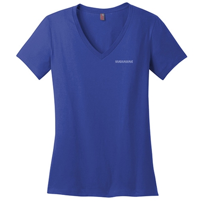 MW106<br>Ladies District Perfect Weight V-Neck