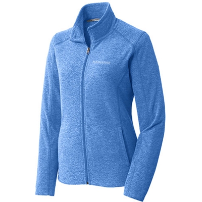 MW121<br>Ladies Port Authority Heather MicroFleece Full Zip